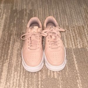 Women's Nike Air Force 1 Pixel Particle Beige/Pink 👟